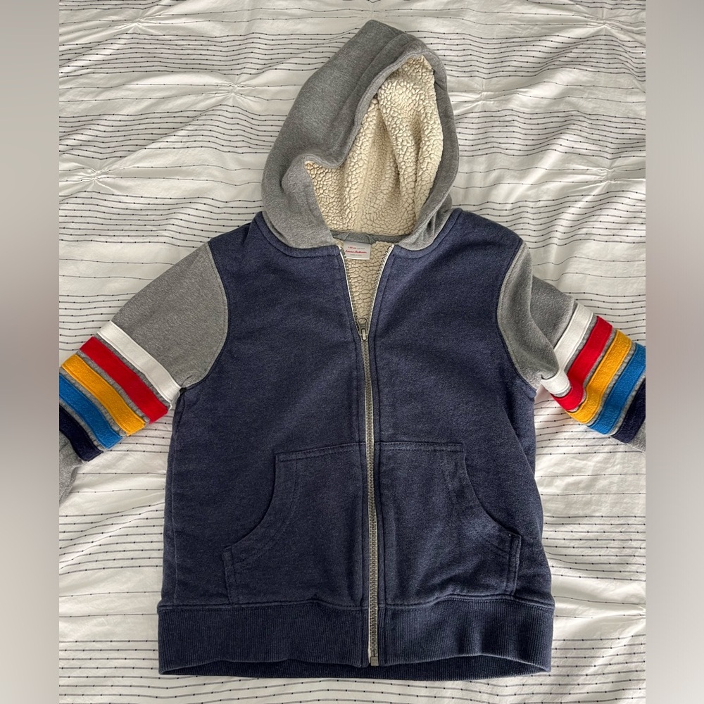 Hanna Anderson full zip up sweatshirt jacket